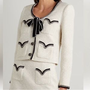 NWT Self Portrait tweeds jacket size 10